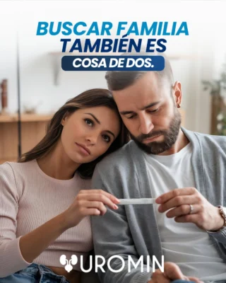 Buscar familia también es cosa de dos: una valoración básica de fertilidad masculina sencilla y rápida te da el panorama completo y abre más posibilidades. ¿Quieres conocer cómo es el proceso?

Desliza para ver el paso a paso.