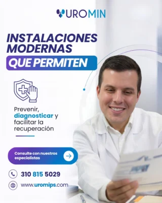 La salud urológica puede implicar prevención, diagnóstico, tratamiento y rehabilitación. Reunimos estos procesos en un mismo modelo de atención para acompañarte con claridad, experiencia y trato humano. Nos ubicamos en Cra. 4 Este No. 24-65, Edificio Vita, Chía, más cerca de ti.

Conoce nuestros servicios y agenda tu cita.